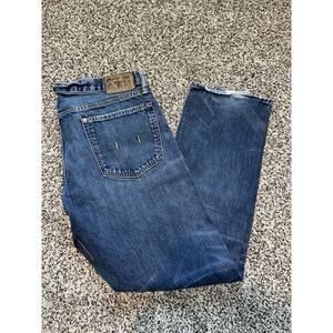 Polo Ralph Lauren Jeans Mens 36x31 Blue Denim Pants Hampton Straight